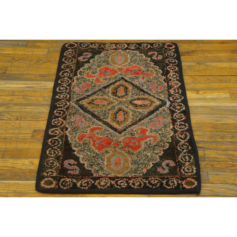 Antique American Hooked 1930s Rug