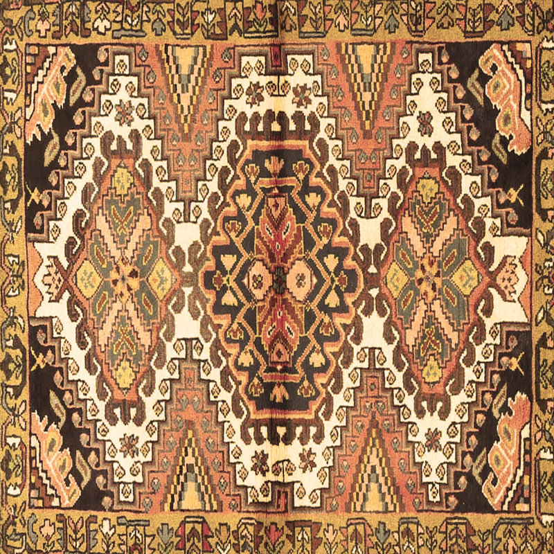 Mashud Performance Oriental Indoor Rug, Square 4'