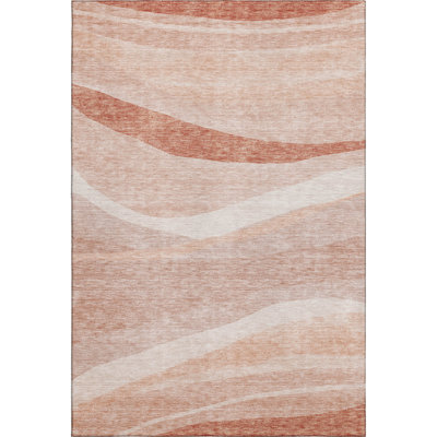 Premium Machine Washable Wayne AMF1099 Swirls Rug