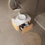 Meuble-lavabo mural 30 po avec lavabo flottant-795922960