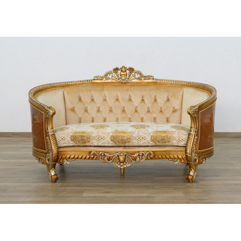 Sofa, 44.5" H x 79" W x 37.5" D, Brown