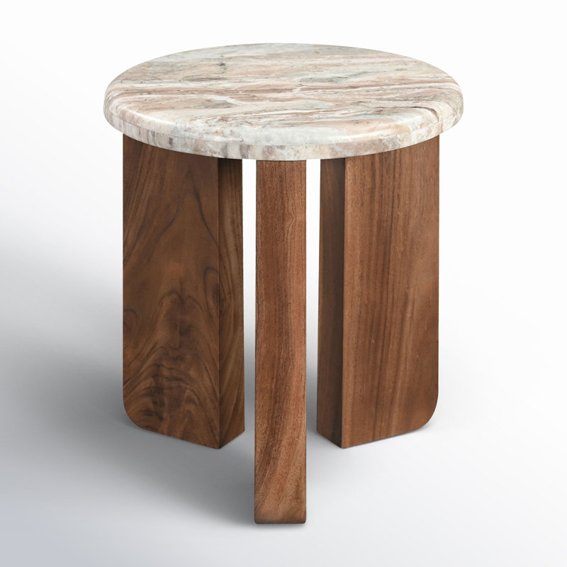 Minsk End Table, Brown