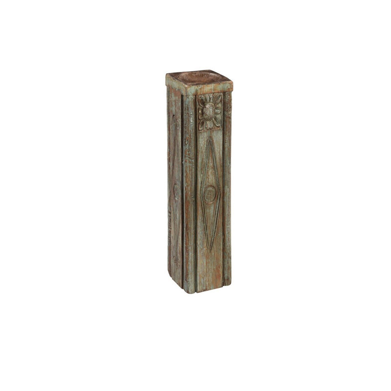 25'' H Solid Wood Candlestick