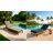 74" x 22.5" Outdoor Sunbrella Chaise Lounge Cushion (Set of 2), 3″ High-Density Foam Replacement Cushion-114574772-114836469