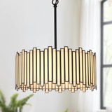 Lustre tambour à 4 lumières à intensité variable Atchison