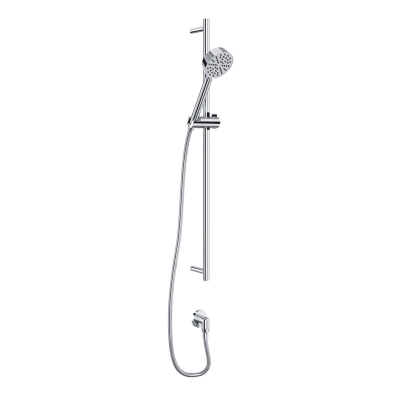 Tenerife™ Handshower Set with 31" Slide Bar and Single Function Handshower, Polished Chrome