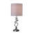 21.5-Inch Milo Abstract Metal Table Lamp
