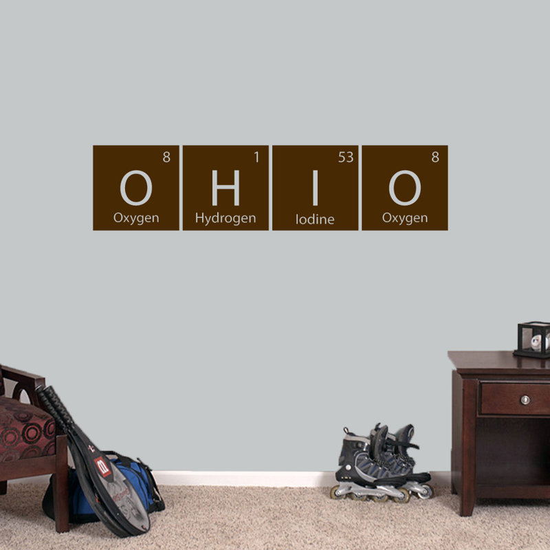 Non-Wall Damaging Wall Decal, Brown