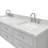 Macolm 73'' Double Bathroom Vanity with Carrara Marble Top-2099418064-2099418065-2123793649