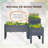 Kierron Wood Elevated Planter-2020297271