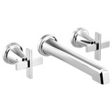 Levoir® Two-Handle Wall Mount Lavatory Faucet - Less Handles