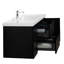 Ensemble de meuble-lavabo mural 48 po avec lavabo simple intégré Dhruven