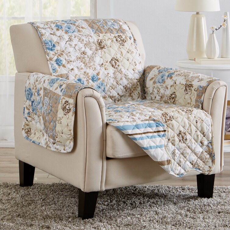 Patchwork T-Cushion Armchair Slipcover