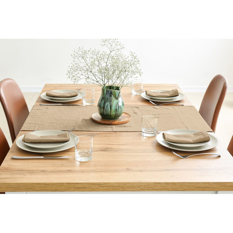 Ensemble de serviettes de table carré, L 16 po x L 16 po, Beige
