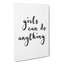 Girls Can Do Anything - Wrapped Canvas-61887102