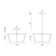Pulito 3lt Convertible Semi-Flushmount/Pendant, Polished Nickel