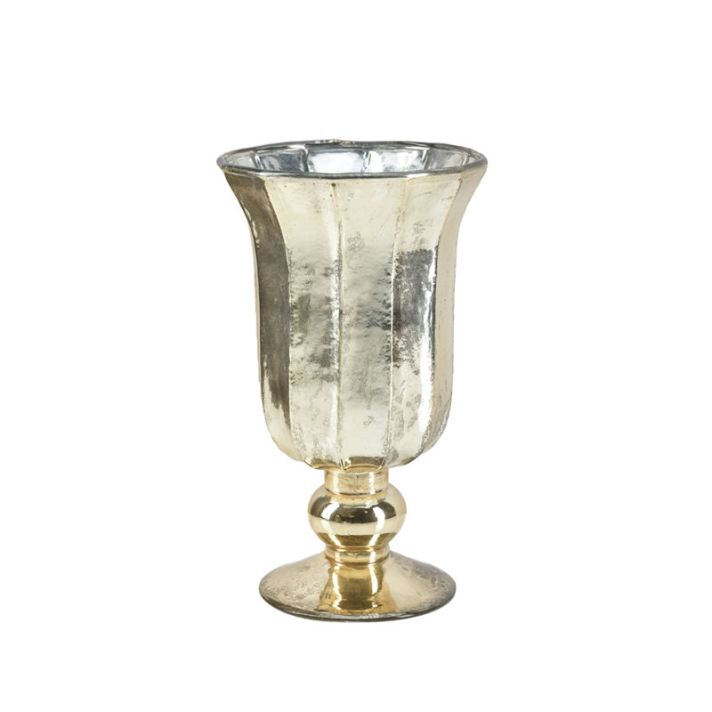 Kaior Glass Decorative Urns & Jars, Gold