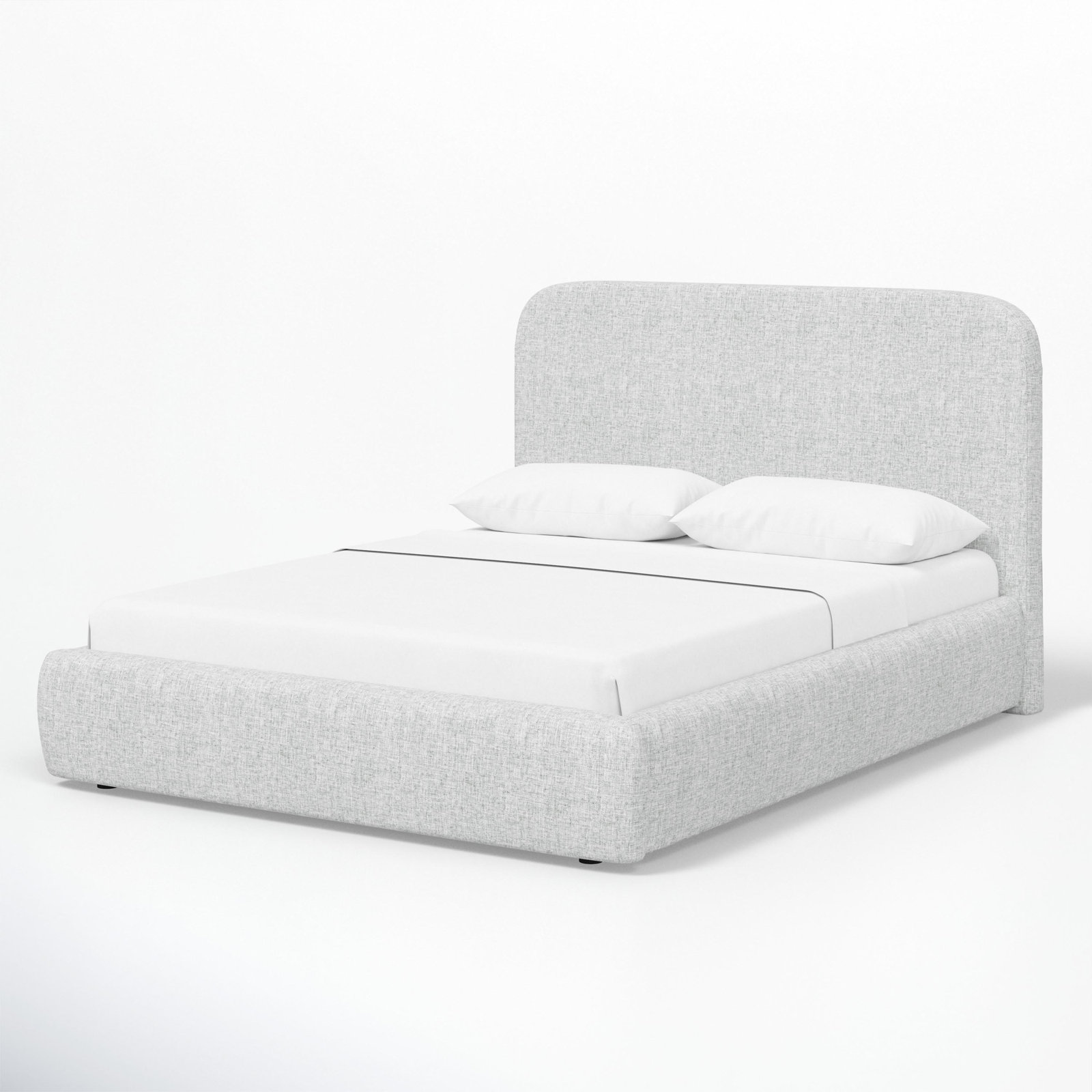 Cleophus Tall Platform Bed, Gray, Twin