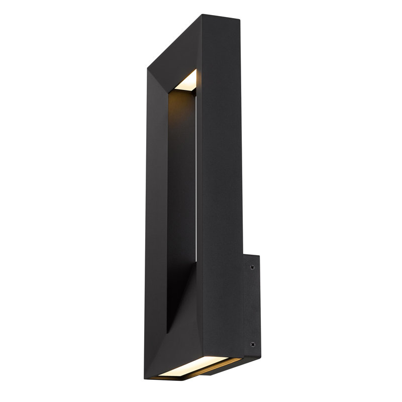 Applique murale à DEL de style contemporain, H 16 po x l 3,25 po x P 8 po, 30 W