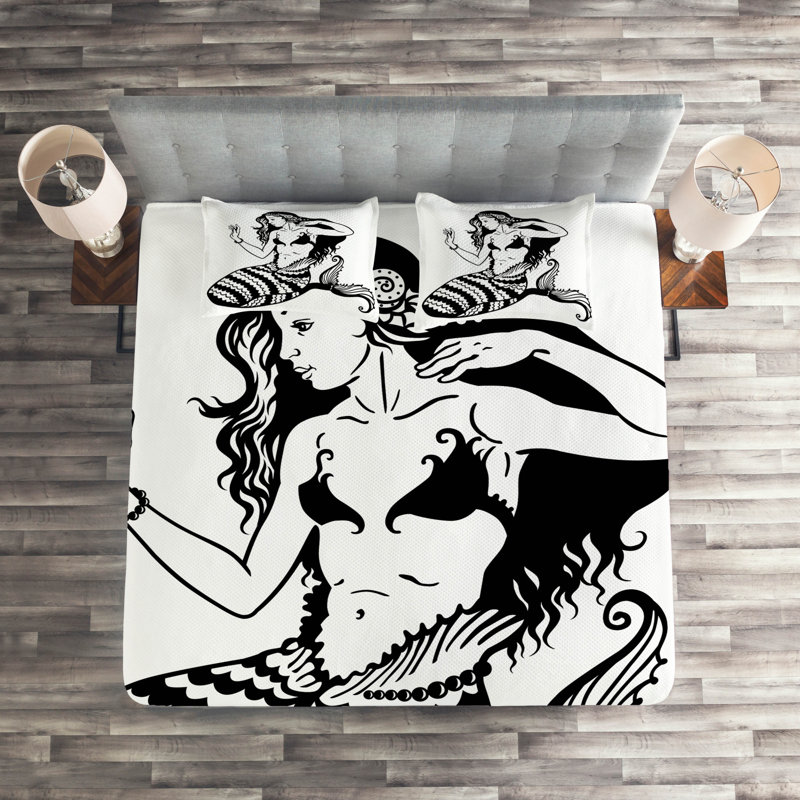 Polyester Coverlet, King Bedspread + 2 Shams