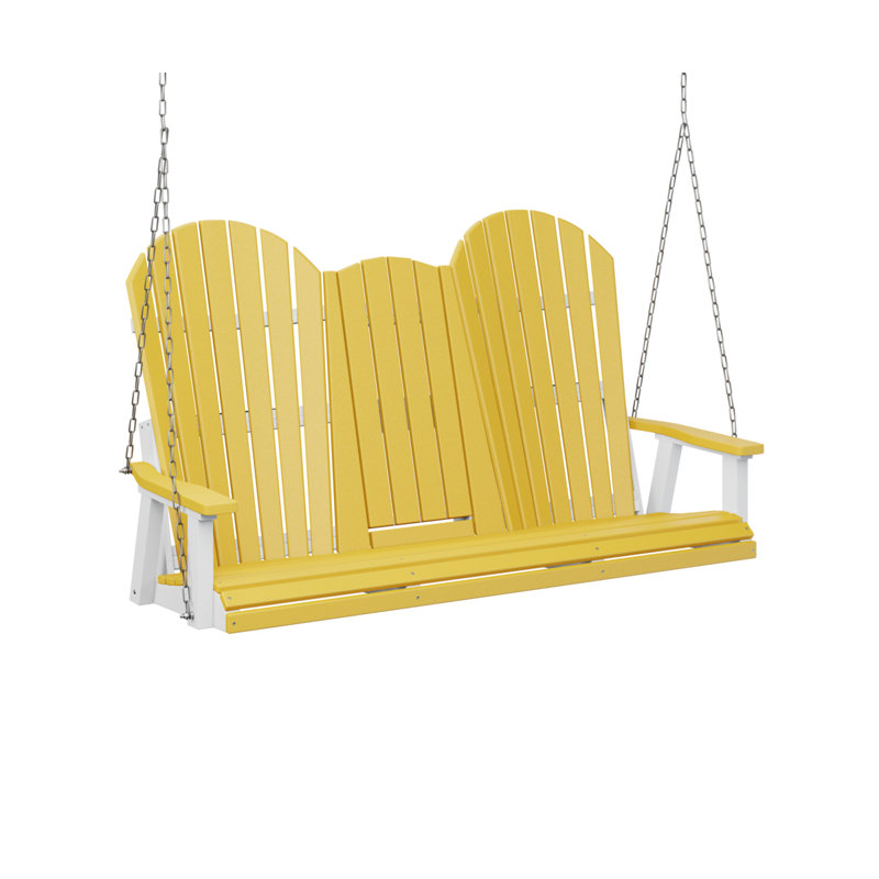 Balancelle console berlinoise berlinoise berlinoise berlinoise berlinoise, Sunburst - plateau jaune avec base blanche