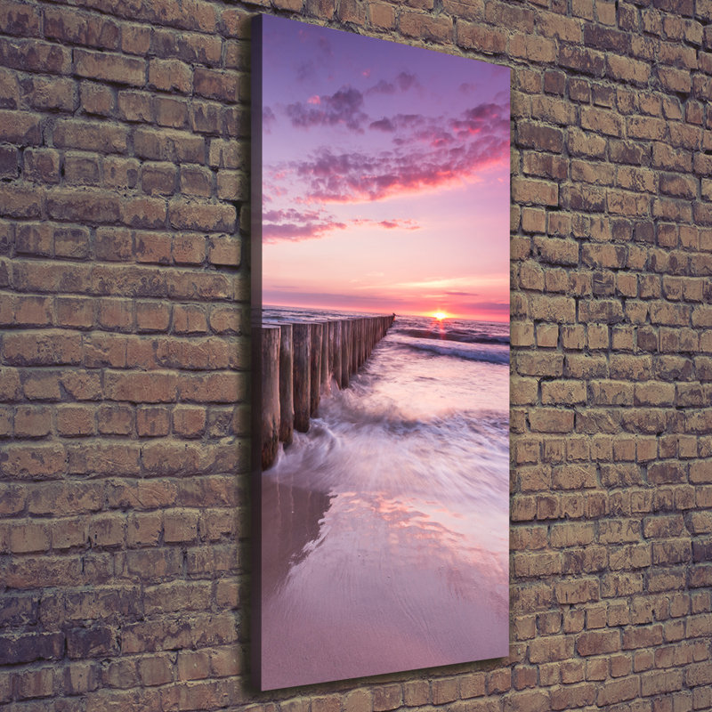 Breakwater - Wrapped Canvas Print