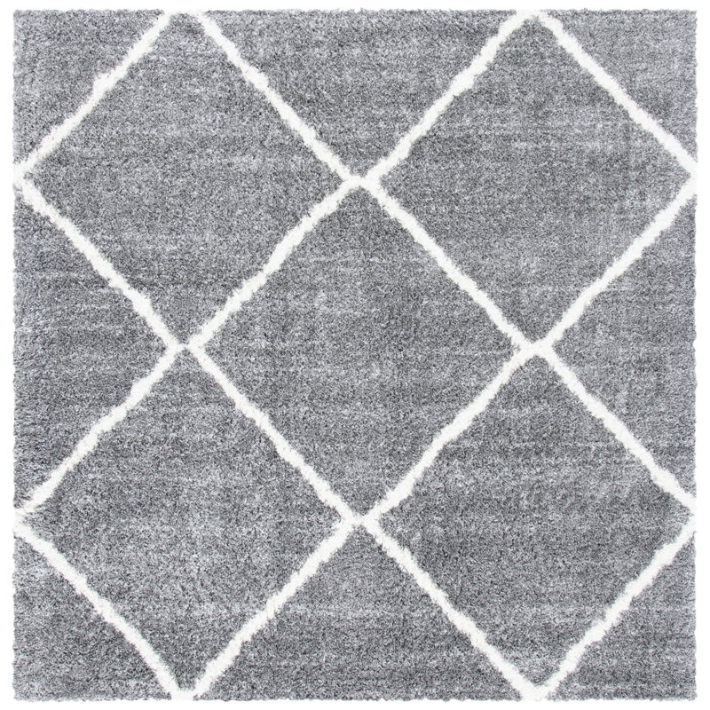 Poulsen Shag 500 Performance Geometric Rug, Square 6'7"