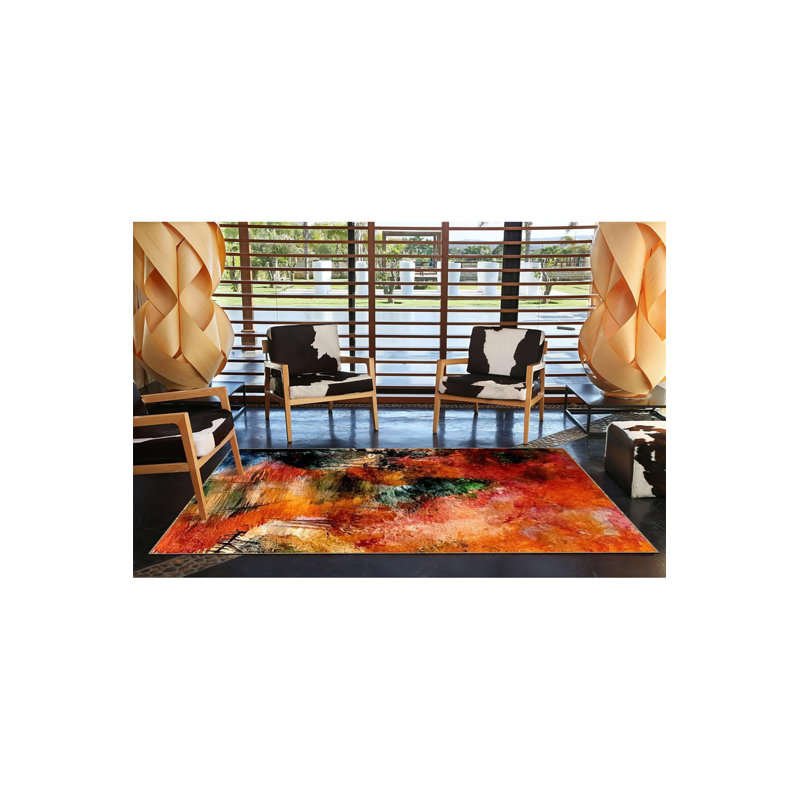 Tapis pastel lavable à la machine, Tapis de couloir 2 pi 6 po x 9 pi 10 po inclus