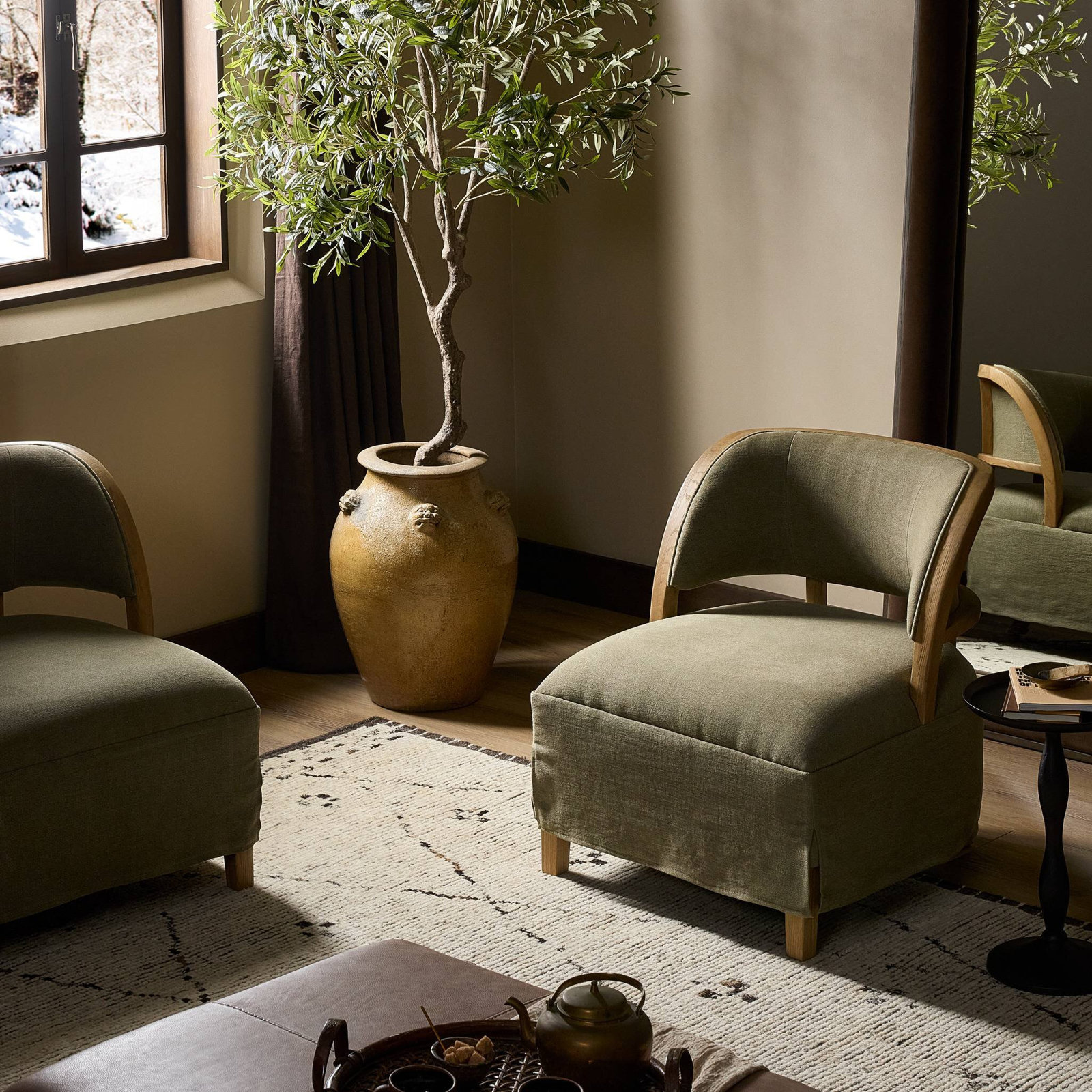Dreya Chair-Broadway Olive, Broadway Olive
