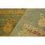 Tapis brun clair / vert clair en laine noué à la main à motif géométrique 10 pi 1 po x 13 pi 1 po Fien