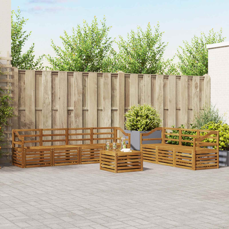 245cm Wide Patio Sectional Set
