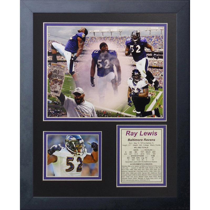 Memorabili encadrée baltimore ravens ray