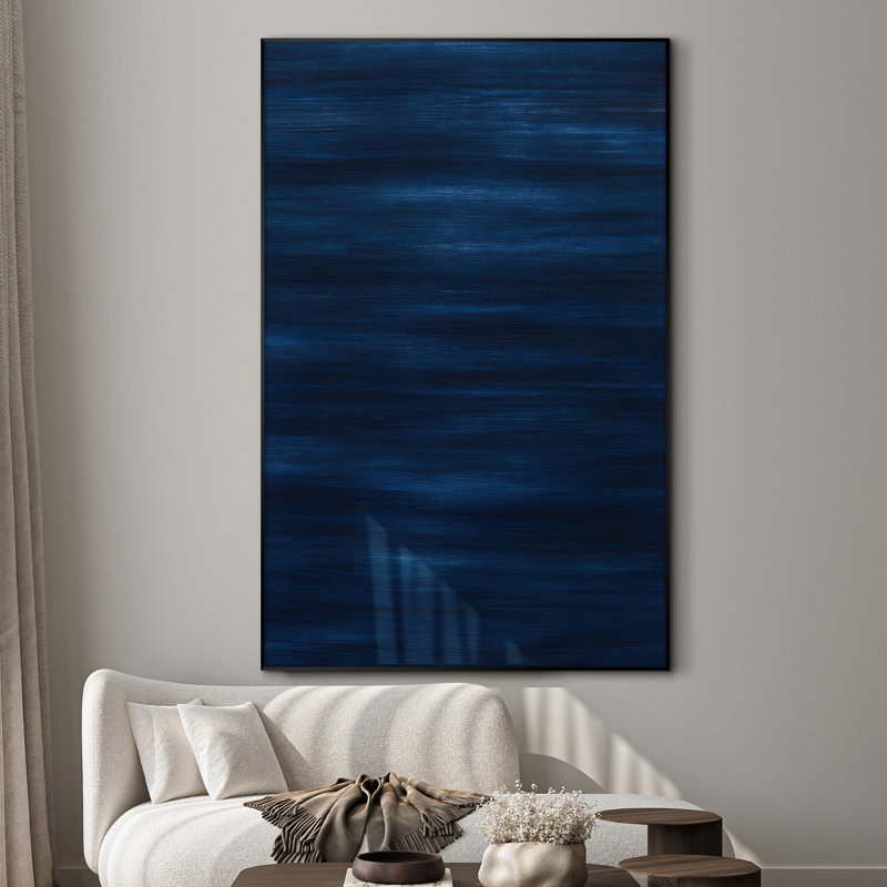 Extra Large Wall Art Fabric Print - Abstract Modern Artwork Artwork Decor for Living Room or Bedroom - "Frame Assembly Required (Unfinished Frame)"