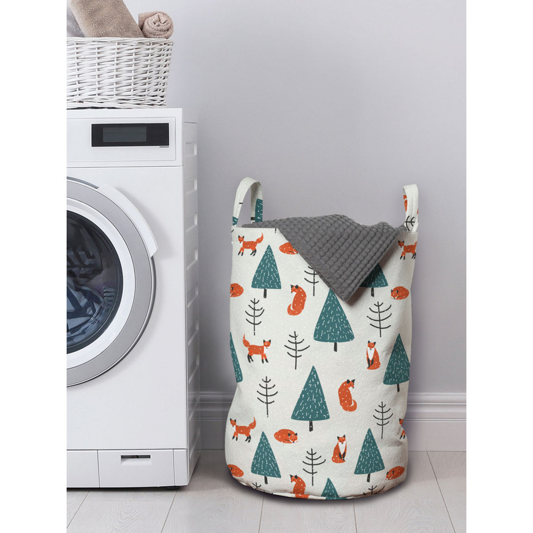 Fabric Laundry Bag with Handles East Urban Home