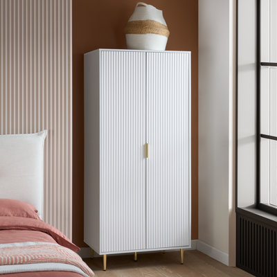Bethzaida 2 Door Fluted Wardrobe