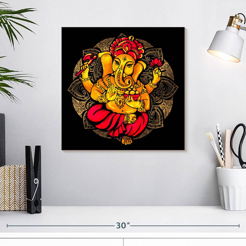 Adella Ganesh Mandala, H 16 po x l 16 po