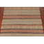 Tapis rayé teint sur terre Kilim