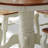 Wisser Oak and Rubbed Off-White 5-Piece Dining Set
