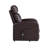 Brown Synthetic Leather Power Motion Recliner W/Lift-1139806117