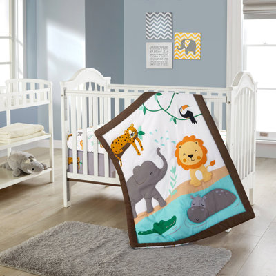 Tyrese 3 - Piece Crib Bedding Set