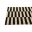 Tapis noir et blanc 4 x 6 Pinkerton