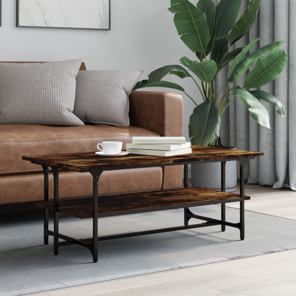 Elem Trestle Coffee Table with Storage