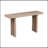 Uniquely Designed Oak Veneer Console Table With Distinctive Side Shapes, Ideal For Entryway, Hallway, And Living Room Decor-289827574