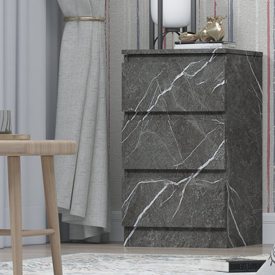 Deraz 38cm W Bedside Table