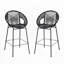 Tabourets de bar en osier d'extérieur-470966892