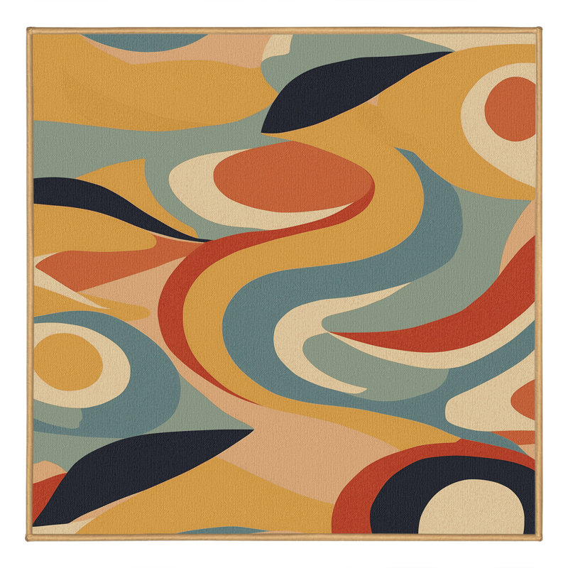 Bold Glow Rug, Square 3'