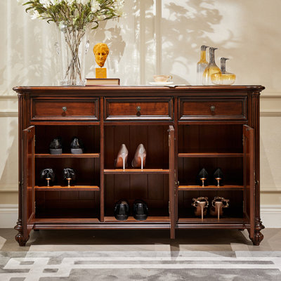 American style vintage storage shoe cabinet