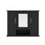 Armoire de rangement murale 36 po, armoire murale avec miroir, armoire à pharmacie à trois portes-822548232