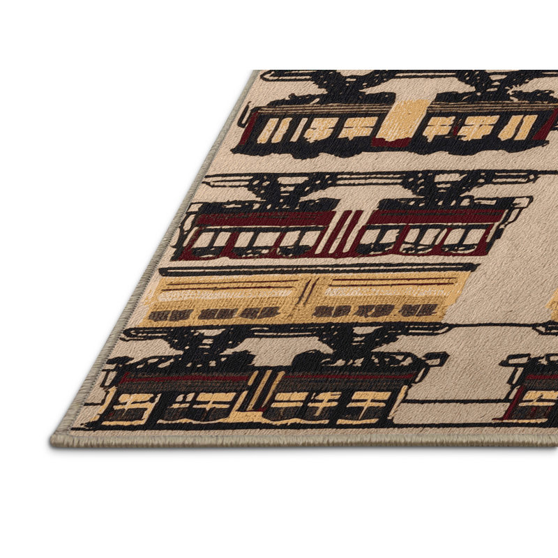 Tapis de transport brun lavable à la machine