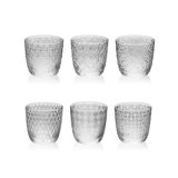 Sixties Set Of 6 Tumblers Assorted Patterns Cl.31
